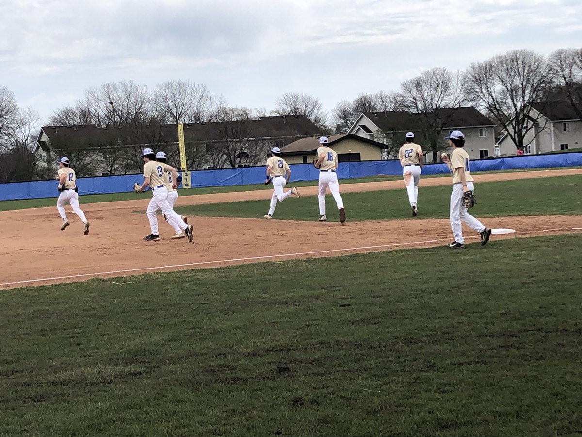 Blue Devils up 2-0 at the end of the fourth in baseball action this afternoon at Almond.