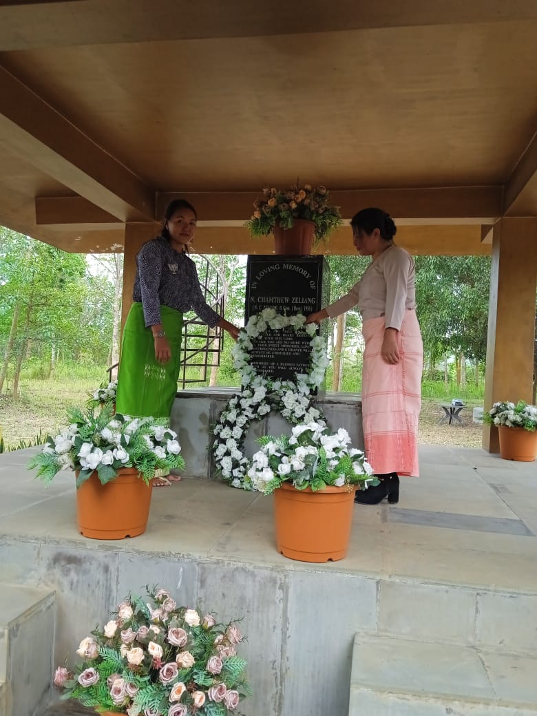 Paulambale3's tweet photo. With office bearers.Attended 17 death anniversary of N. C. Zeliang  (who is the first BJP founder President ) Nagaland And National executive. On 23.4.2022  Jalukie . At Shri Henry zeliang  (s.e.m) resident https://t.co/YN8cNNISlI