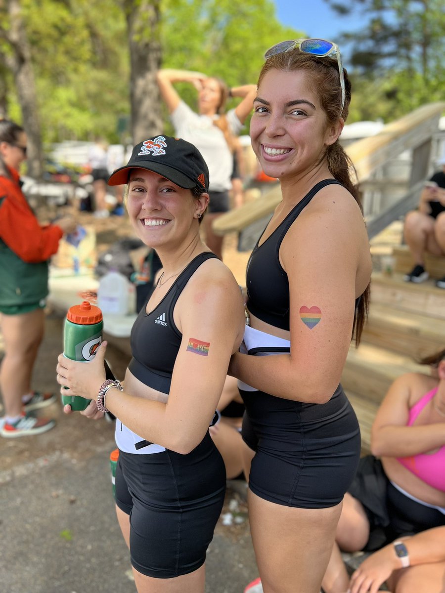 UM_SADV's tweet photo. Great job @CanesRowing at Lake Wheeler this weekend! #priderace #inclusion https://t.co/mrePWHHMTw