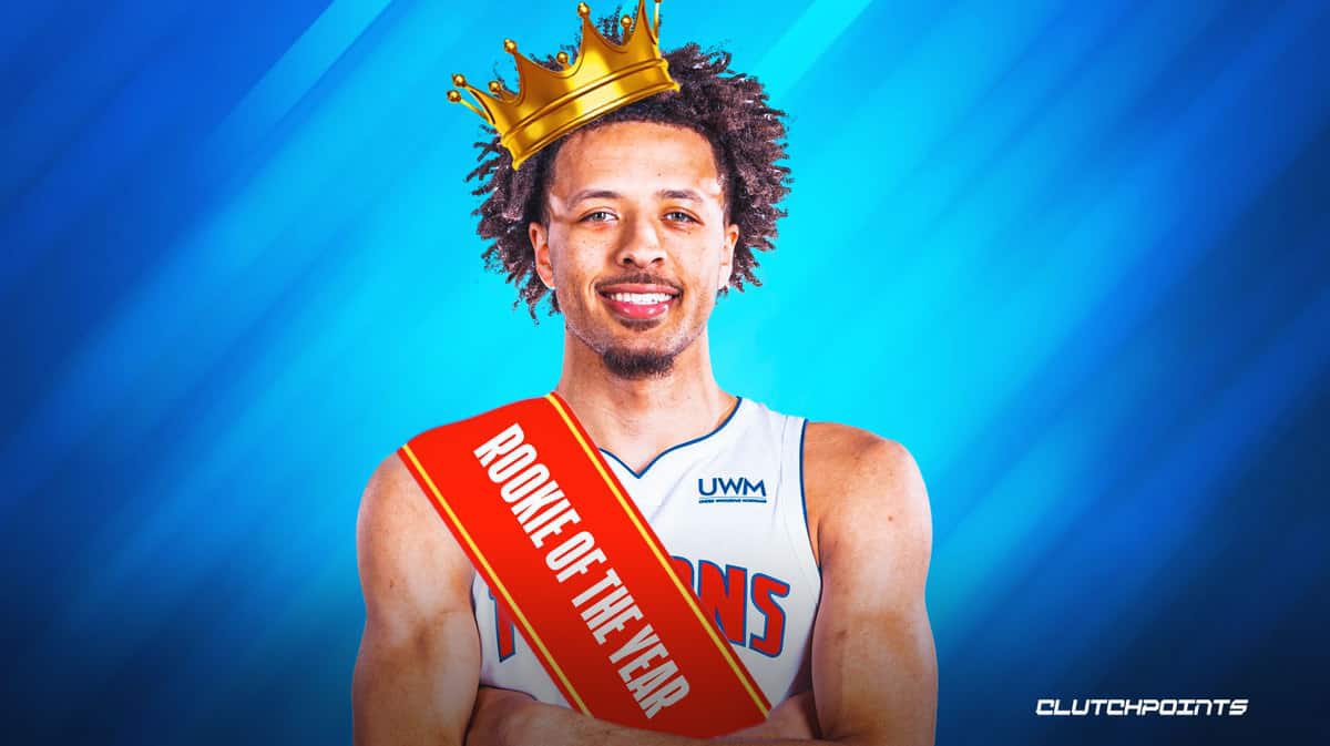 itsAntWright's tweet photo. Congratulations to MY 2022 Rookie of the Year, Cade Cunningham https://t.co/i2kfang0qW
