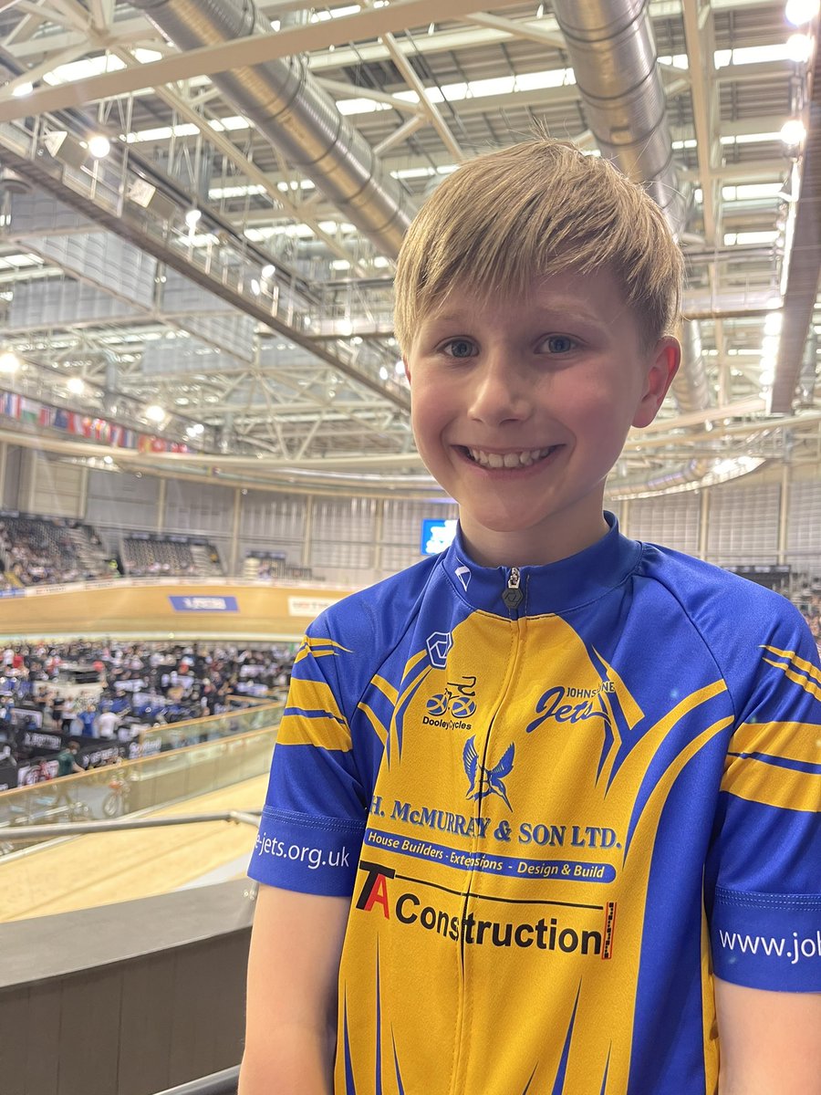 MrsPaulineKerr's tweet photo. Cycletastic day - first day back @JohnstoneJets now the evening finals session 🚴 @EmiratesArena #TissotNationsCup https://t.co/eE9rKRrrfI