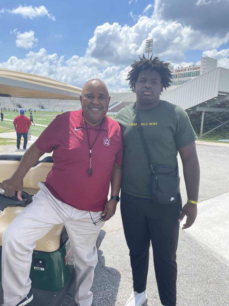 After a great conversation with <a href="/CoachNGodd/">NaShan Goddard</a> I am blessed to receive my 1st HBCU offer and my 3rd Division 1 offer!!🙏🏾#AGTG <a href="/Bpough/">Oliver Pough</a> @blam55 <a href="/HighSchoolBlitz/">High School Blitz</a>