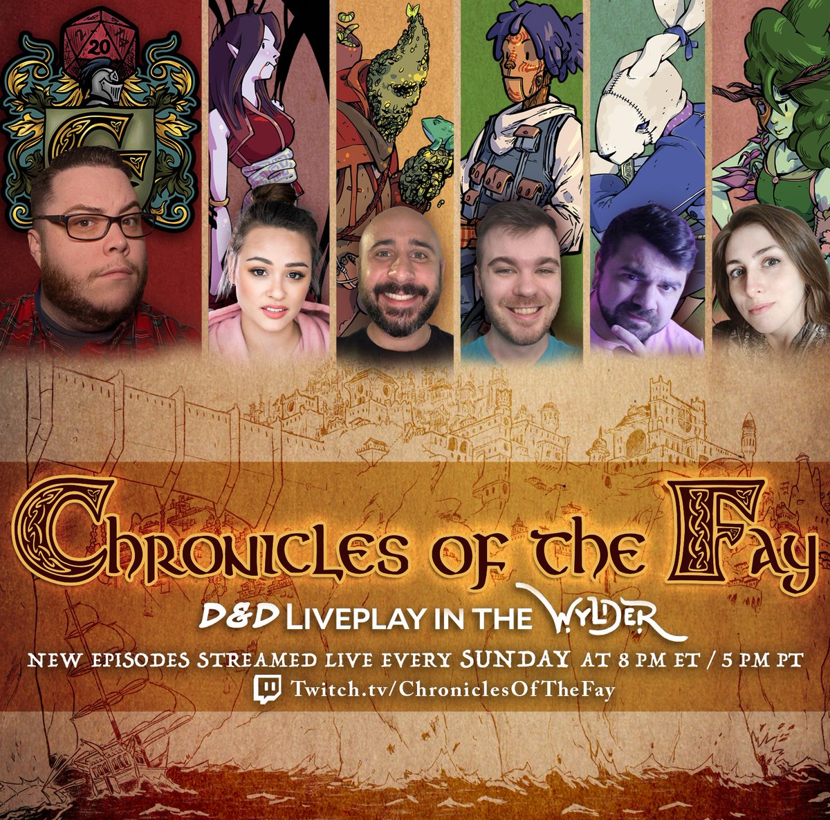 <a href="/SideQuestMaps/">SideQuestMaps</a> Thanks for the space! We're Chronicles of the Fay, a DnD liveplay campaign that's set in a completely original world filled with Toys &amp; Monsters! Our campaign also features a persistent narrative that ties into comics, games &amp; more! bit.ly/CotF-DnD