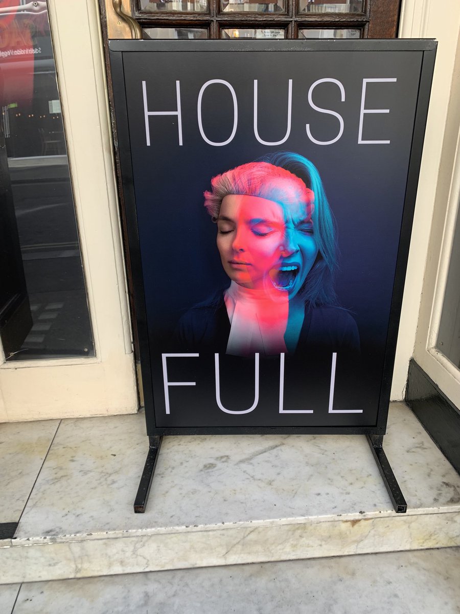 SuzieMillerWrtr's tweet photo. #jodiecomer is blowing it out if the water each night. She’s a natural theatre actor - born to it. And a total joy to work with and watch on stage. https://t.co/OkIqzhTNEb