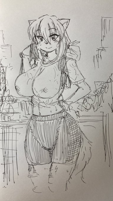 寝る前らくがき('ω`)✒️ 