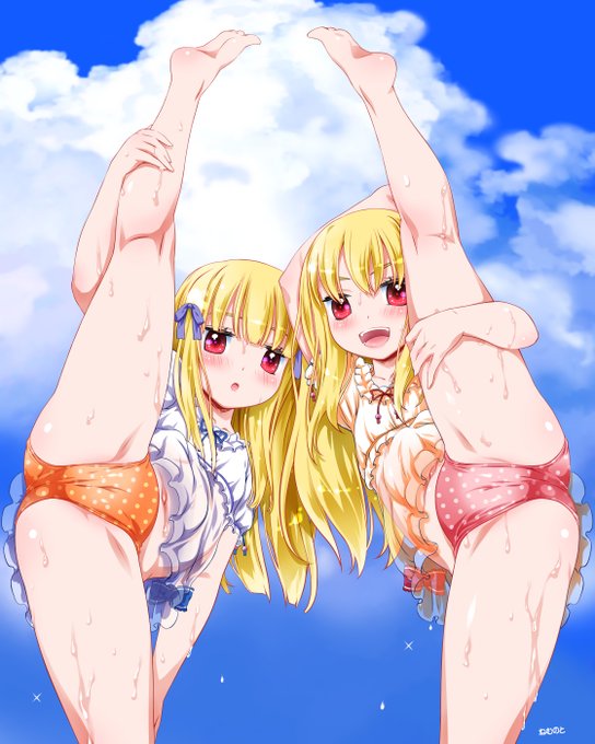 汗だく差分も作ってみました🌞🌞🌞 