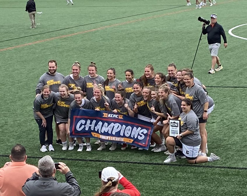 JoelOsborn_BC's tweet photo. Congrats to our women’s lacrosse team on winning the Conference Championship. @aidan_mac2442 @IamClareHanson @RavenWLAX #UnleashGreatness https://t.co/Z1IziSZP3i