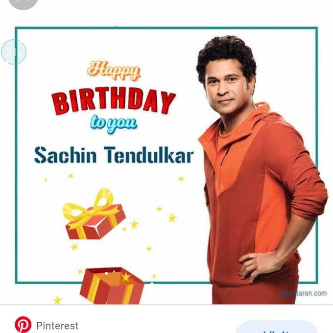  Happy Birthday to GOD of cricket Sachin Tendulkar   