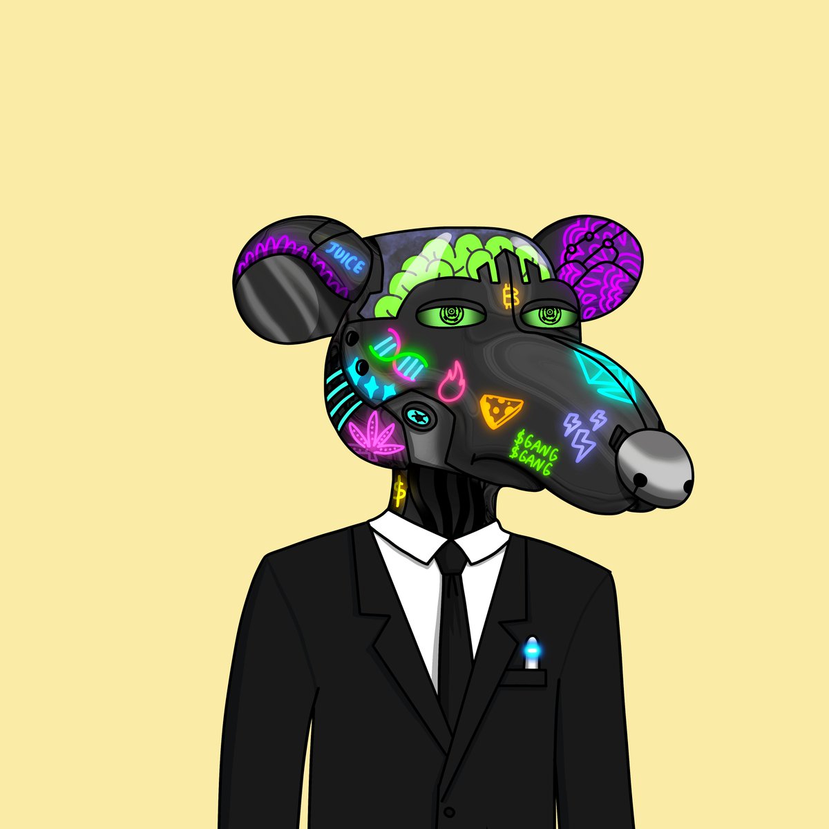 Got this rare rat clone.

#GutterCatGang 
#gutterratgang
#gutterclone