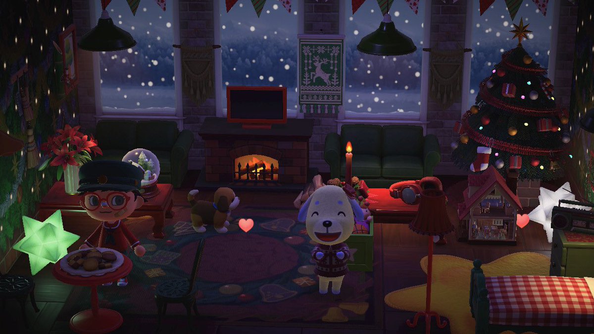 LGamingACNH's tweet photo. i highly recommend making a christmas house for daisy, it made me miss the holiday season🥺🥺🥺 https://t.co/fGvOeqqh9N
