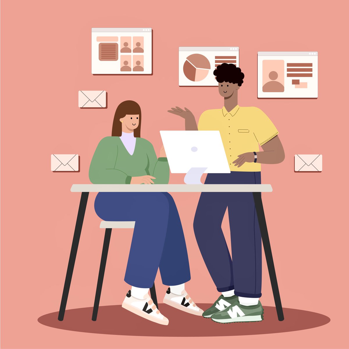 hquirkdesign's tweet photo. trying to get better at drawing in illustrator and making more corporate style work ✨ think i need to add some big webpages in the background or take them all out tbh ✍🏼 then gonna shove into after effects and animate #animation #illustrator https://t.co/EIcbqkk0MI