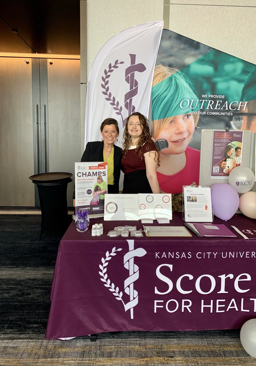 Score1forHealth's tweet photo. Awesome chance to showcase ⁦@KansasCityU⁩ ‘s ⁦@Score1forHealth⁩ at the annual luncheon and awards for ⁦@godowntownkc⁩ https://t.co/NSmJgbini1