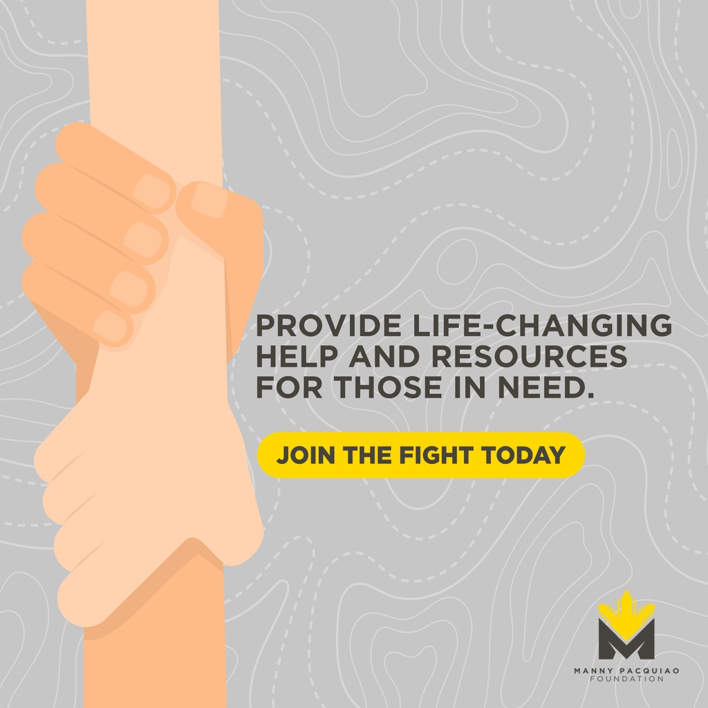 Manny Pacquiao Foundation tweet media