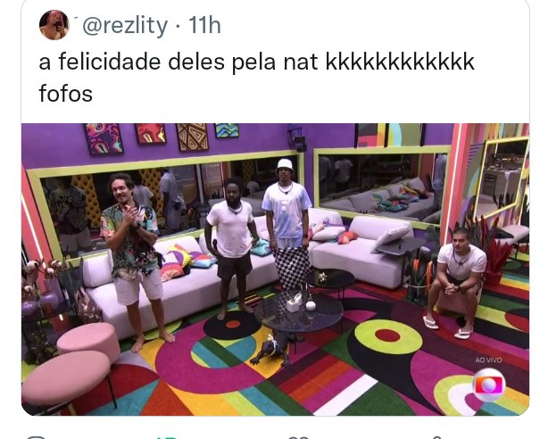 tweetataly's tweet photo. pa ganhou a prova, arthur nem sequer comemorou a vitória do amigo
passou nat desfilando ficou com a cara fechada, eqnt os outros gritavam
mano o arthur exala uma energia muito ruim, de prepotência, egocentrismo, o cara só pensa nele e quer que tudo seja sobre ele  #ForaArtur https://t.co/mhxcrH8R5H