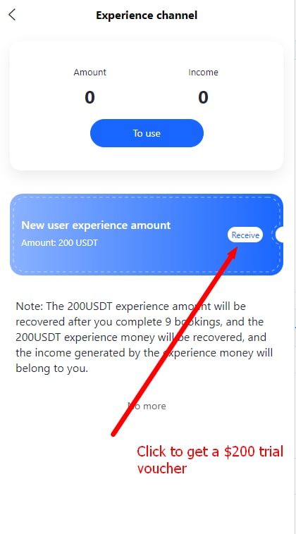 schnabel_sam's tweet photo. New users can receive a $200 experience coupon by themselves, withdraw the reservation, and get commissions. Each user needs a minimum of 50USDT to earn commissions through reservations every day. Withdraw T+1 to your TRC20 address https://t.co/8iyQ74O2ns
