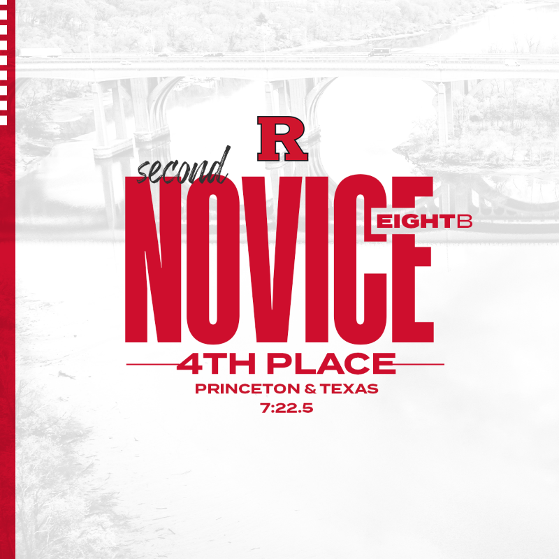 RutgersWRowing's tweet photo. 2nd Novice 8B brings us home in the opening race on Lake Carnegie.