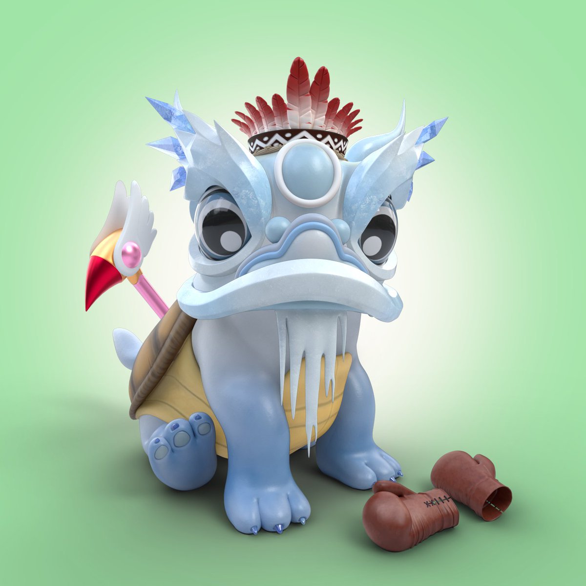 Art is revealed! 🎉

To celebrate we're giving away 1 NFT to one lucky follower. 

To enter:
1) Follow <a href="/88DynastyNFT/">88 Dynasty</a>
2) Like + Retweet
3) Tag 3 friends