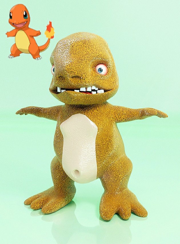 AmitBenHaim1's tweet photo. WIP. I think I messed up 😬.
#pokemon #charmander  #blender #blender3d  #wip #wipart
#3dmodeling #fanart #fanartfriday #3dconcept #3dconceptart #cycles #render #design #cgi #cgiart #nftart #messedupmemes l #visualart https://t.co/wc1KL7IA1U