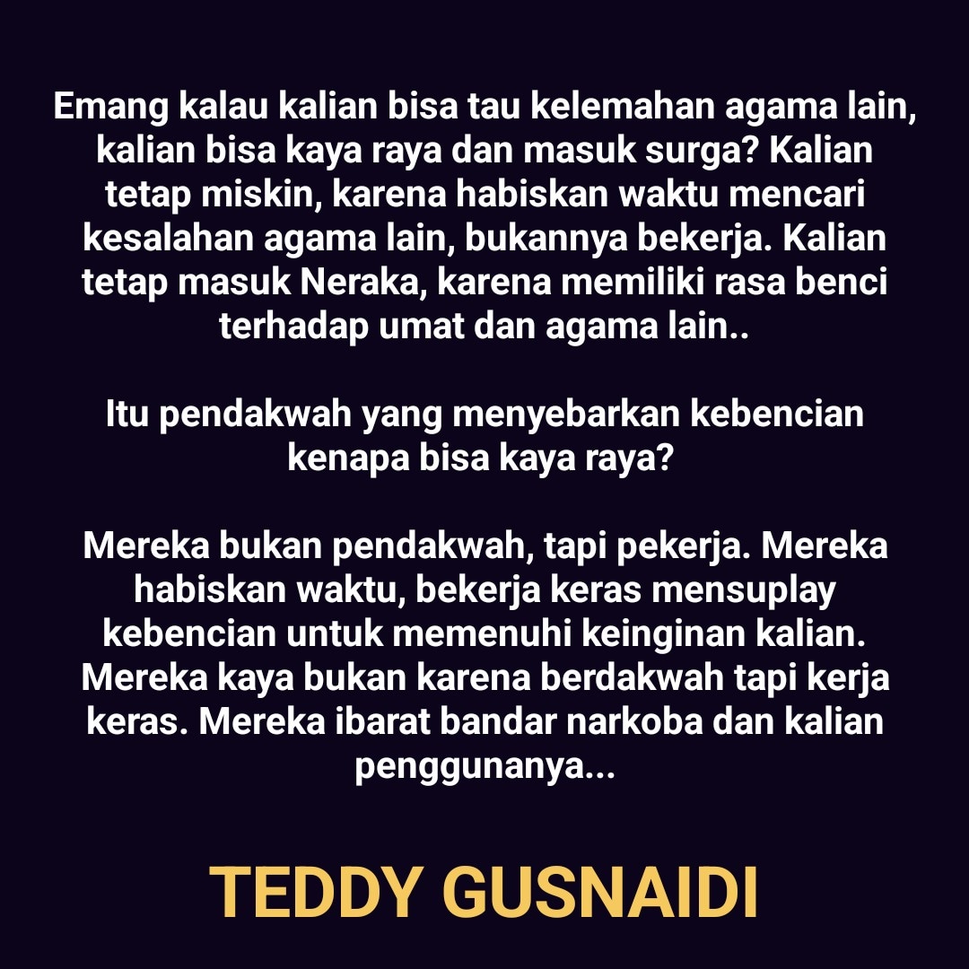 TeddGus's tweet photo. MEREKA IBARAT BANDAR NARKOBA DAN KALIAN PENGGUNANYA.. https://t.co/38UvNptXae