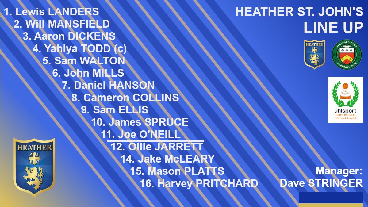 HSJFC_Official's tweet photo. Todays squad to face @SleafordTownFC 
#UpTheSaints https://t.co/2B33028ofe