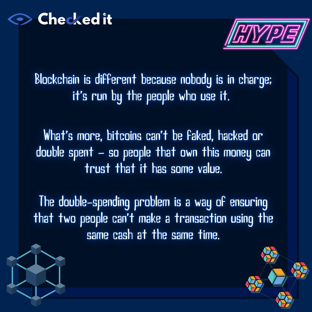 CheckedIt1's tweet photo. Why Hype Around Blockchain?

#blockchain #hype #digitalmoney #checkedit #checked_it #educhecked https://t.co/As5Phpx9oq