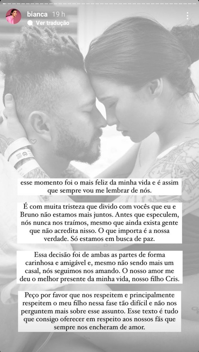 TweetsAlguns's tweet photo. Eu acordei e do nada eu vi no insta que a Bianca e o Fred terminaram. 
Gente como assim?? Não acredito cara. Eles eram tão perfeitos 😭 https://t.co/GzWMhoUy0t