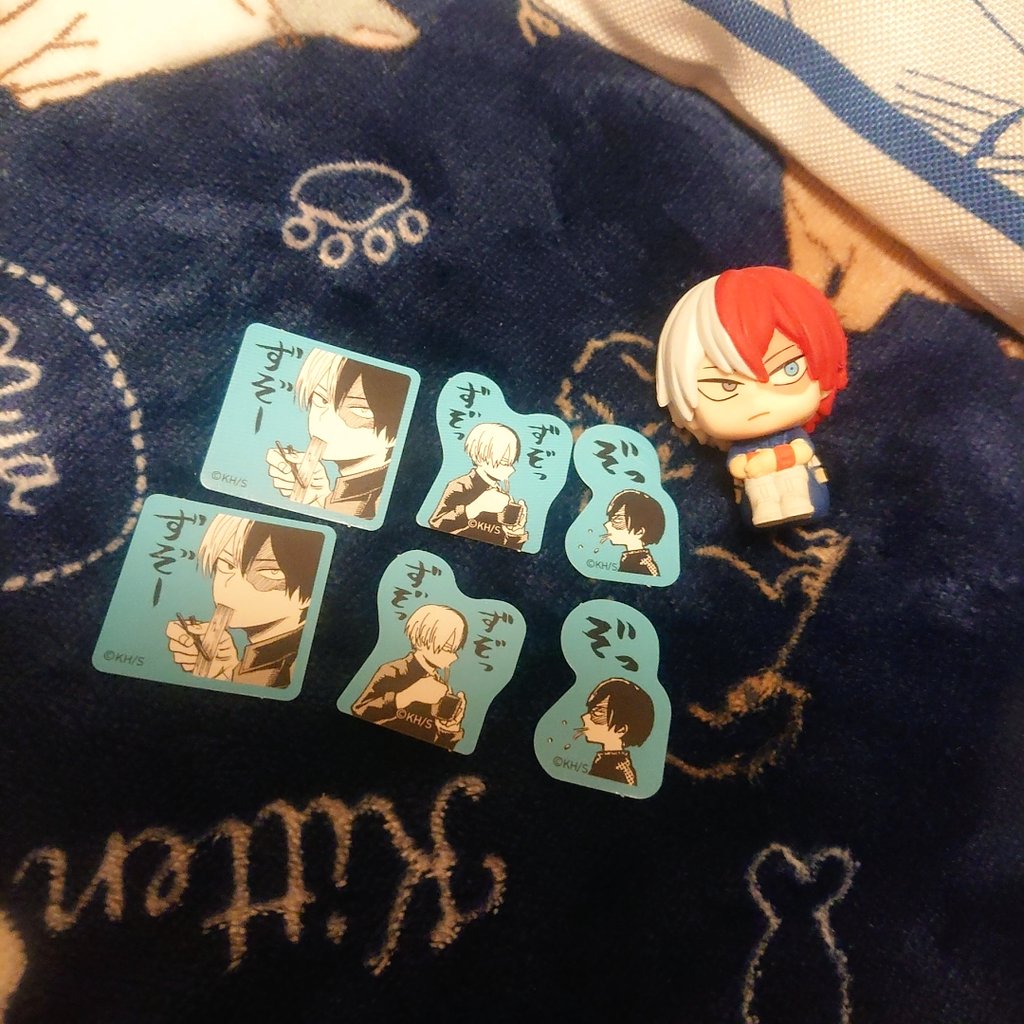 昨日の戦利品と今日届いたぬい達と記念撮影💪
クッションはもちろんのことシールがめちゃくちゃ可愛い 