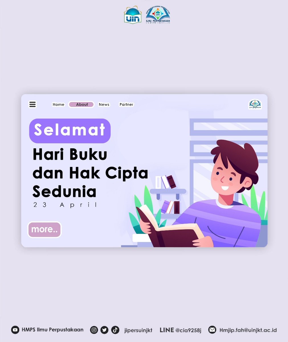 jipersuinjkt's tweet photo. [HARI BUKU DAN HAK CIPTA SEDUNIA] 
 
‘Selamat Hari Buku Dan Hak Cipta Sedunia’

Yuk kita simak penjelasan tentang Hari Buku Dan Hak Cipta Sedunia di atas🤗
______________________
HMPS Ilmu Perpustakaan 2020/2021
#jipersuinjkt https://t.co/zFKWlrymln