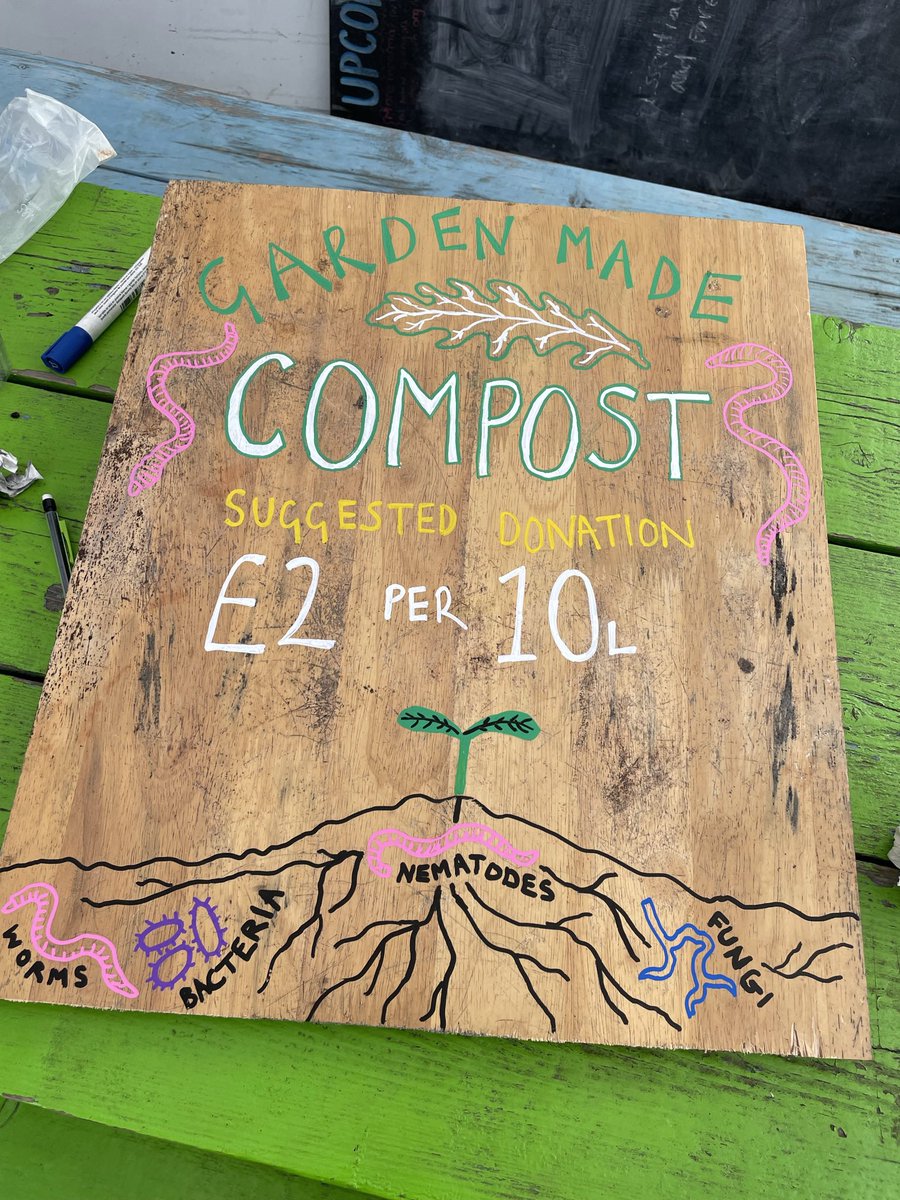 We now have a limited amount of garden made compost available by donation. We’ve been making close to one tonne bag a month through our composting system which is rich &amp; ready to use. 

Pop in &amp; get some black gold during our Saturday &amp; Sunday sessions! (Worms are free🪱)