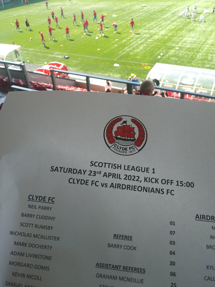 NickJonesSoccer's tweet image. Todays Scouting Clyde v Airdrie 
#scottishfootball #Scouting #oppositionanalysis #playerscouting 
@S4Football
