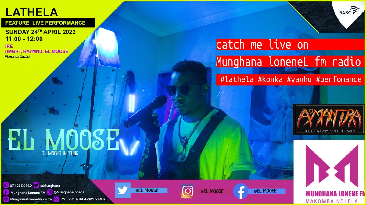 Hosiyamin_'s tweet photo. Good day fam, I am proud to announce that I will be live on the biggest Tsonga radio station @Munghana FM* tomorrow 11am.please tune in and show me some love.#lathela #elmoose @MsKulie @shaleennk @iMght_Music @RAYMND_MUSIC please Rt https://t.co/XvAjQTUtiY