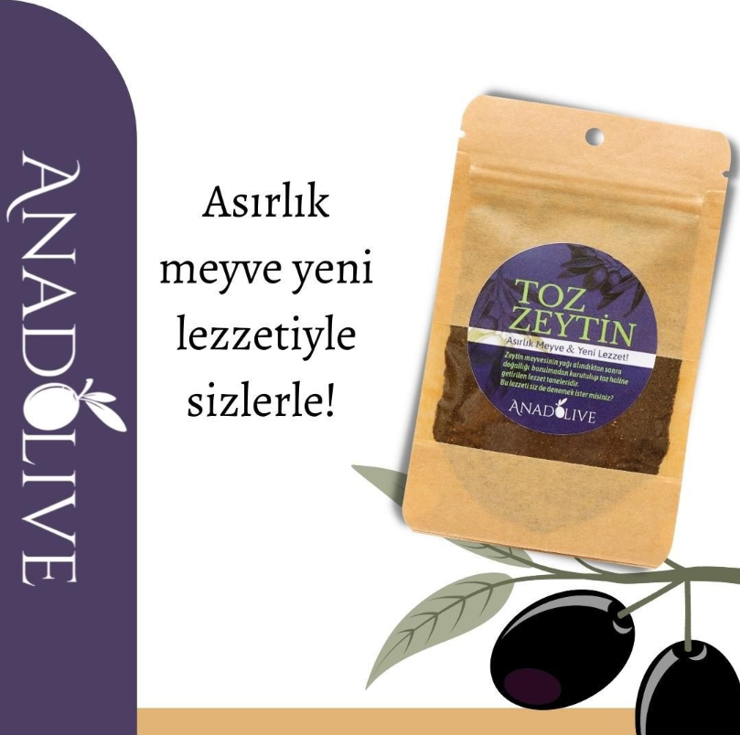 Asırlık meyve yeni lezzetiyle sizlerle!

•Fonksiyonel bir baharat olan toz zeytin üretiminde hiçbir koruyucu ve katkı madde kullanılmaz.
•Doğası gereği içinde bulunan mucize konsantre edilir ve sofralarınıza gelmeyi bekler.
•Hayvansal ürün ve glüten içermez.

#Food #Fitfoods