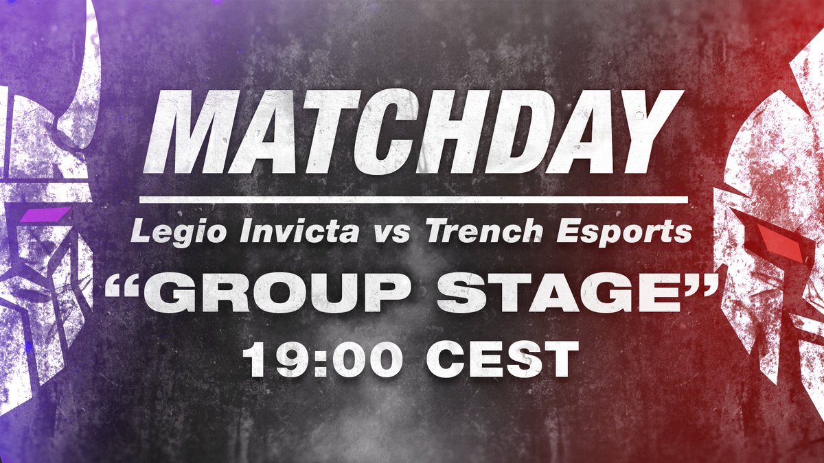 MATCHDAY!
Time to continue our winstreak! Today we play our final and most important match of the group stage against <a href="/trenchesportsgg/">Trench Esports</a>.
Come watch together in our discord! Link in bio!

#CCL #VALORANT #eSports