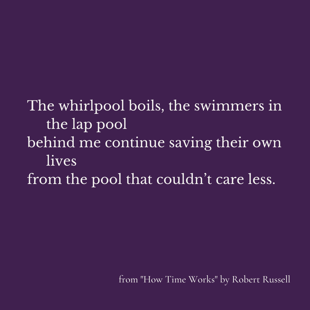 ArtLitLab's tweet photo. Day 23 of #PoetryMonth //
We present Robert Russell's "How Time Works"
https://t.co/LBmpG2stHK
#ArtLitLab #poetry #poetrycommunity https://t.co/46LU3YPHS5