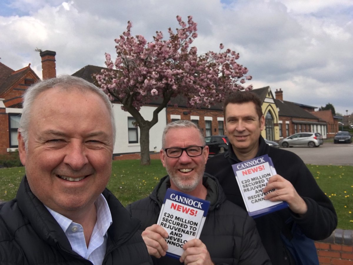 benadams4staffs's tweet photo. Breezy Cannock South with Peter &amp; and Martin Buttery. Hard working local councillors doing whatever it takes in Cannock and Rugeley. ⁦@CannockChaseC⁩ ⁦@Conservatives⁩ https://t.co/tt5BcXtS8B
