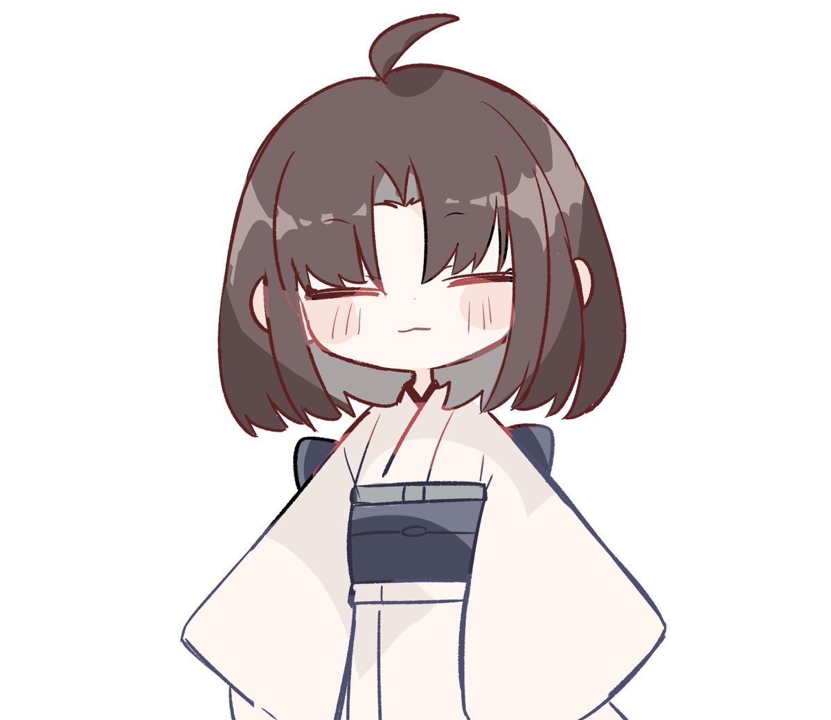 両儀式(空の境界) 「にこ 」|の・あみゅるのイラスト