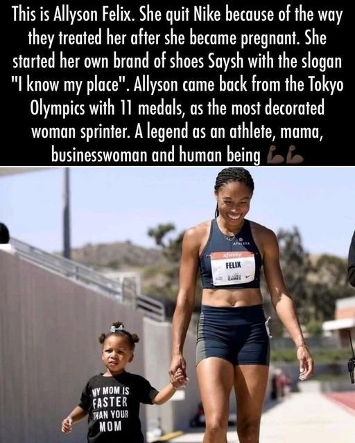 What an absolute legend <a href="/allysonfelix/">Allyson Felix</a> is.  #SaveWomensSports