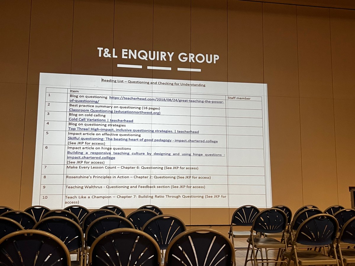 TeechGeek's tweet photo. Evidence-based practice across the school by @PearceMrs 
Encouraging staff to engage more in research through twilight sessions, enquiry groups, and many more simple yet effective ideas 👍🏼 #rEDWarr https://t.co/zr5xCWpGIo