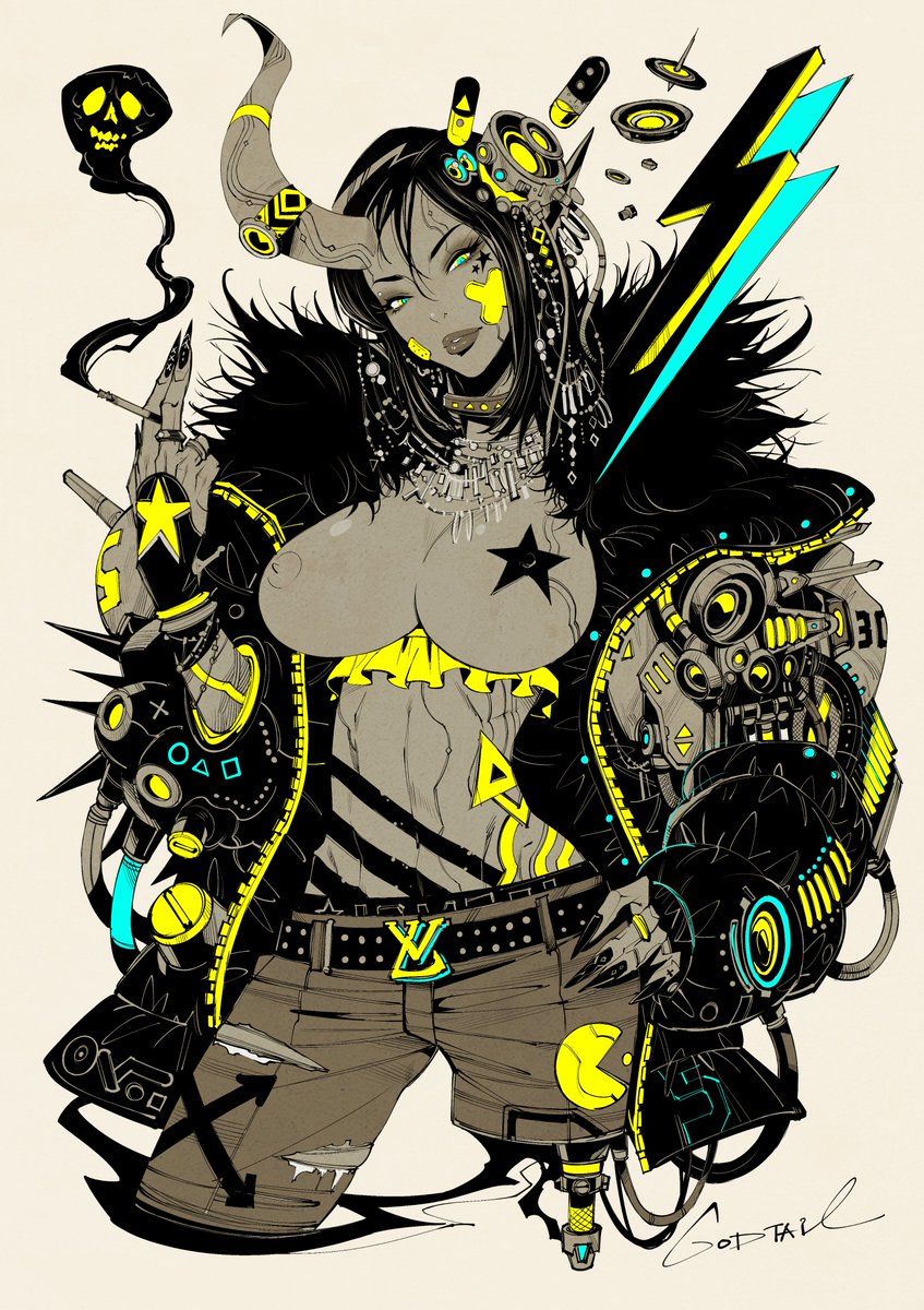GODTAIL_T's tweet photo. #illustraion https://t.co/4mbci1pgSP