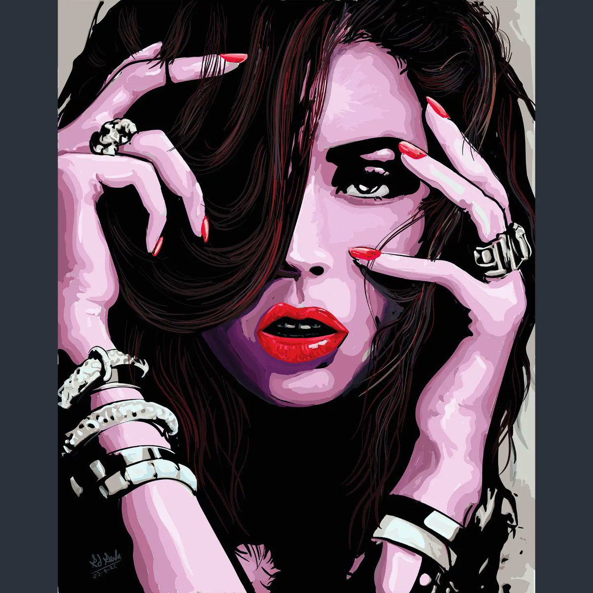 rava_rd's tweet photo. Vector digital face art. Tool used - illustrator. Tried vector face illustration.  #illustrationart #facefart #digitalart #vectorillustration https://t.co/osamPMw1Yo