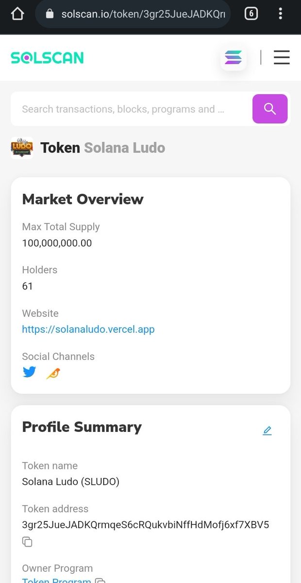 Sludo tokens have been sent to all people.  Who sent their Golden Pass in our wallet

solscan.io/token/3gr25Jue…

💜Mint Date:- 1 May
💜Price For WL:- Free
💜Public Mint:- 0.1 Sol
💜1 Sludo= 1 Free Mint

💝💝Whitelist Already Live 💝💝

Apes #M2E #NFTgaming #NFT #SolanaNFTs
