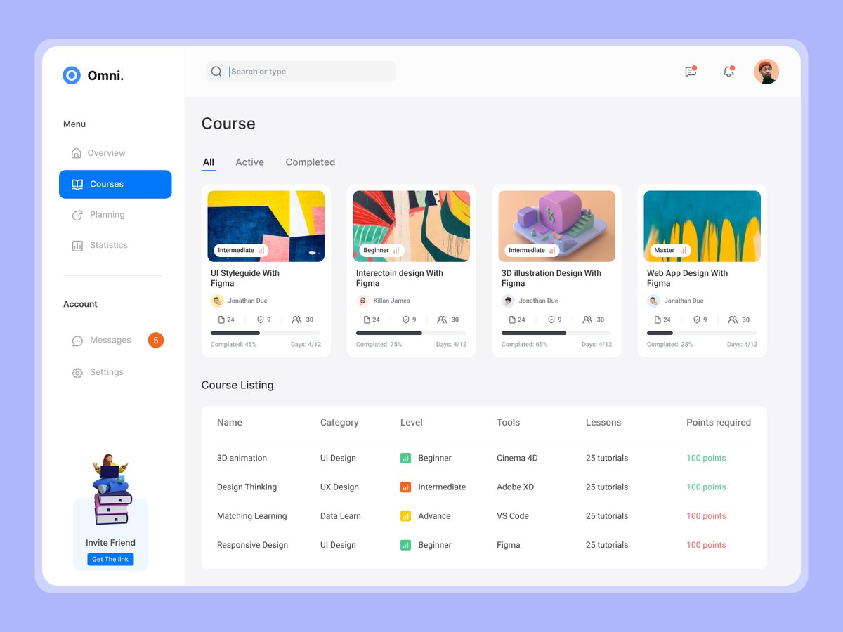 pixem_ui's tweet photo. Course List Design Template
Free Download 👏 https://t.co/JrFxtjPe96

#courselist #course #coursedashboard #dashboard #uidesign #designresouces #uikits #uidesignkit #design #ui #uxdesign https://t.co/9EMg7fnpqS