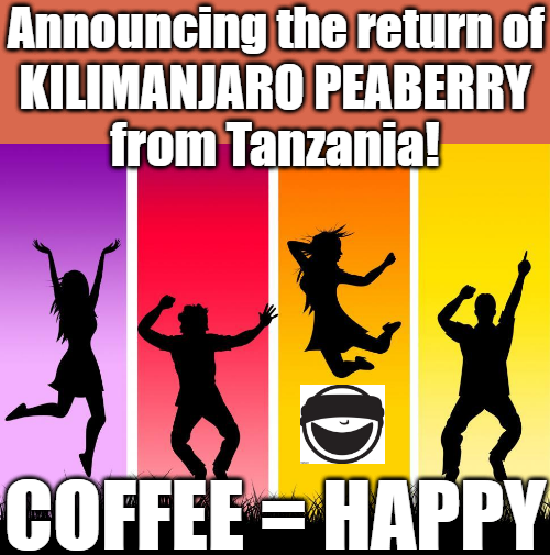The return of Kilimanjaro Peaberry
#Tanzania #Timsfavorite #heavybody #Earthy #concordgrape #18apound #clickthelink blindcoffeeroasters.com/.../roasters-c…