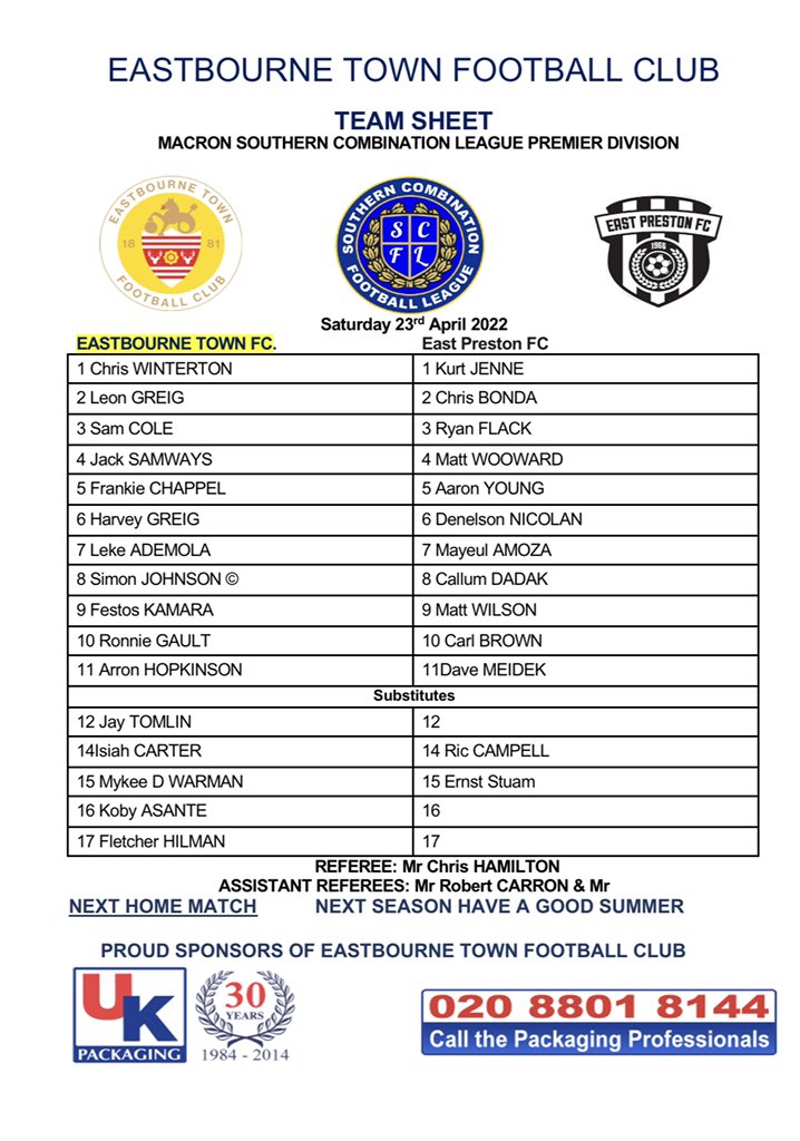 Eastbourne Town FC tweet media