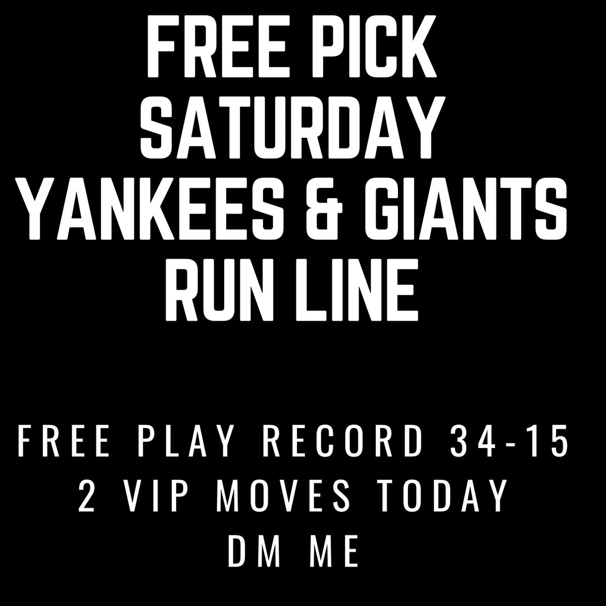freepicknation's tweet photo. #FreePick #ESPN #sportsbettingpicks #sports #Yankees #giants #FanDuel #free https://t.co/vk4B4Vnsfd