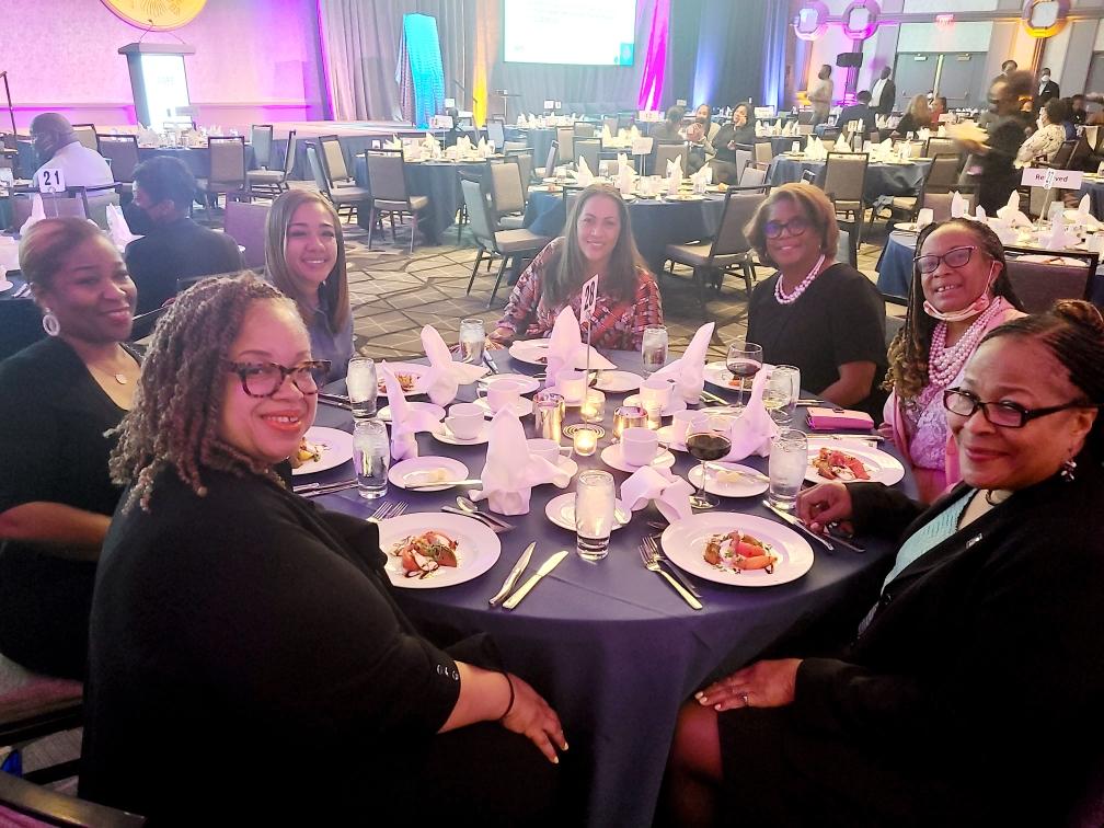 CARES family at <a href="/ABFE/">ABFE</a>'s annual James A. Joseph Lecture and Awards dinner. #Harambee2022