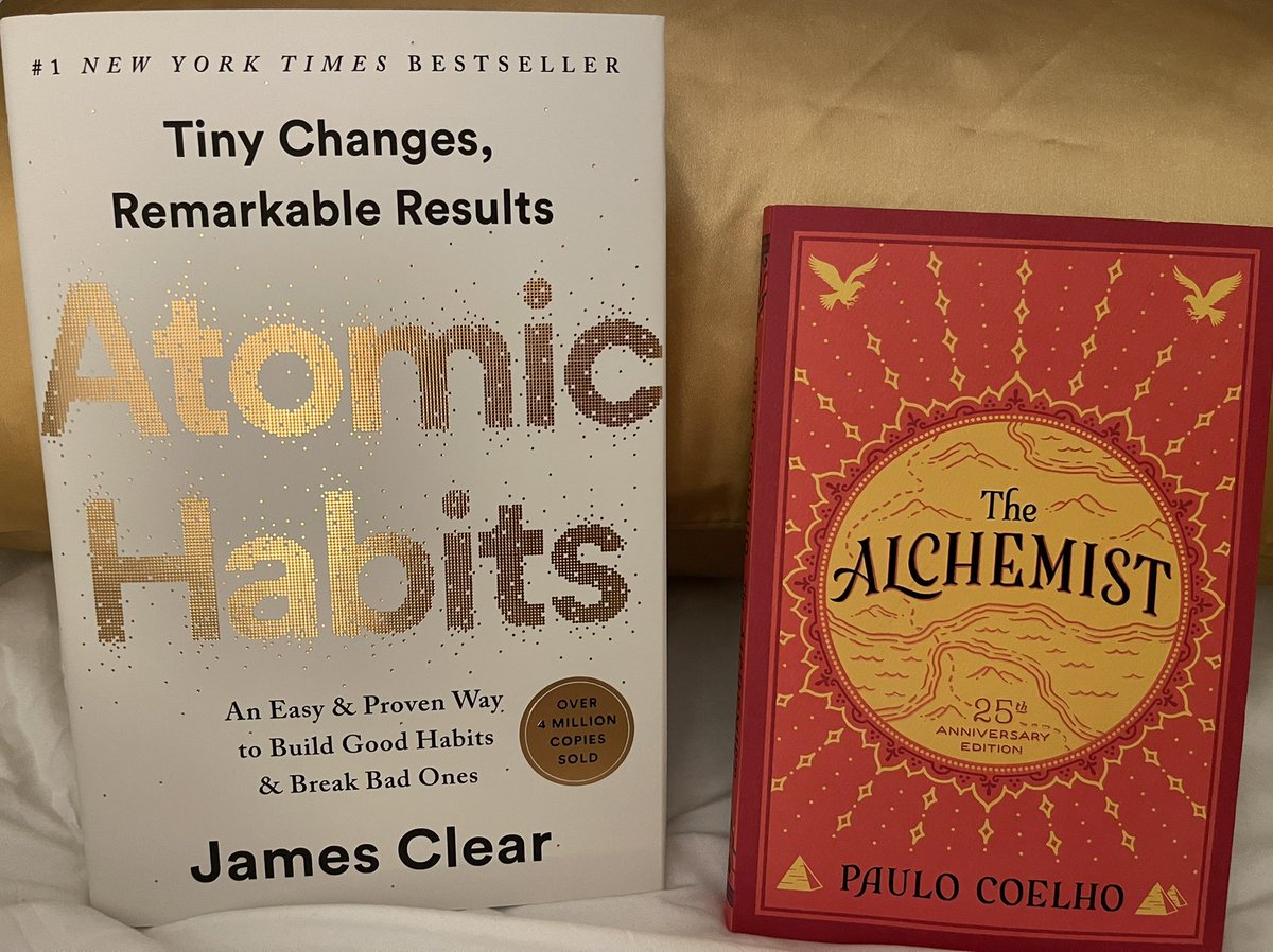 DinaMWeiss's tweet photo. My spring reading text set…an act of evolution 🦋and light within 🔥@JamesClear @paulocoelho What’s your recommended text set for personal growth? #textset #personalgrowth https://t.co/2c9m5DnZxw