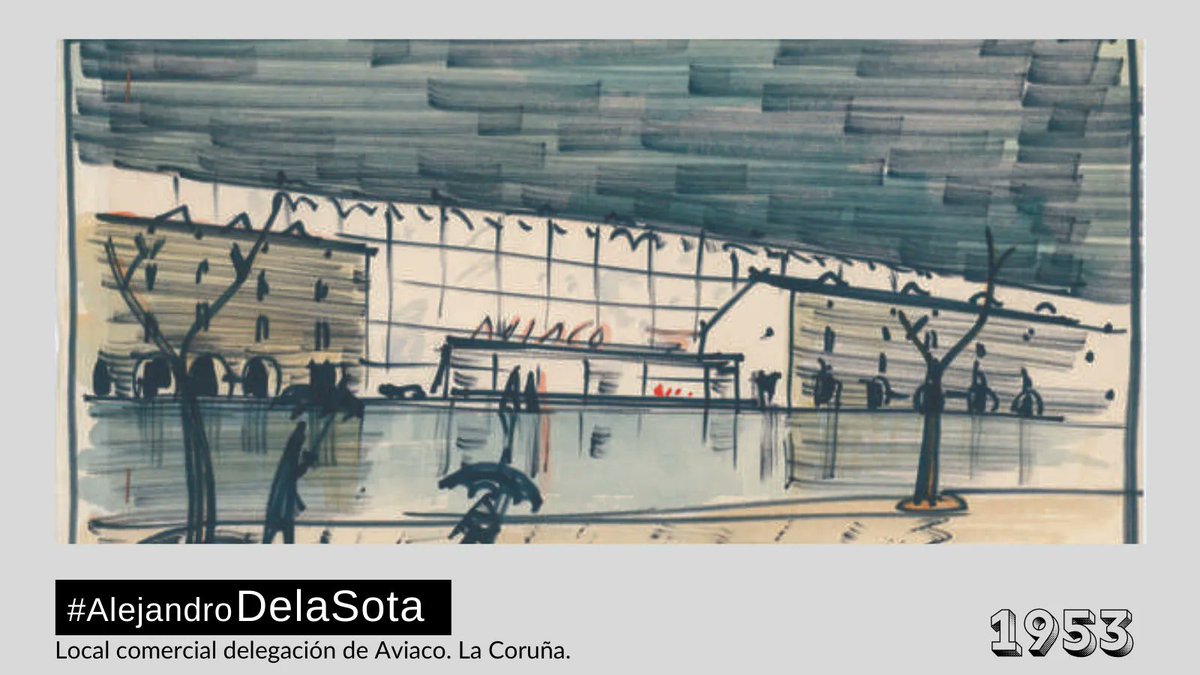 FundacionASota's tweet photo. Local comercial delegación de Aviaco en A Coruña.
.
#Arquitectura #AlejandroDelaSota https://t.co/sZ6ENnbFza