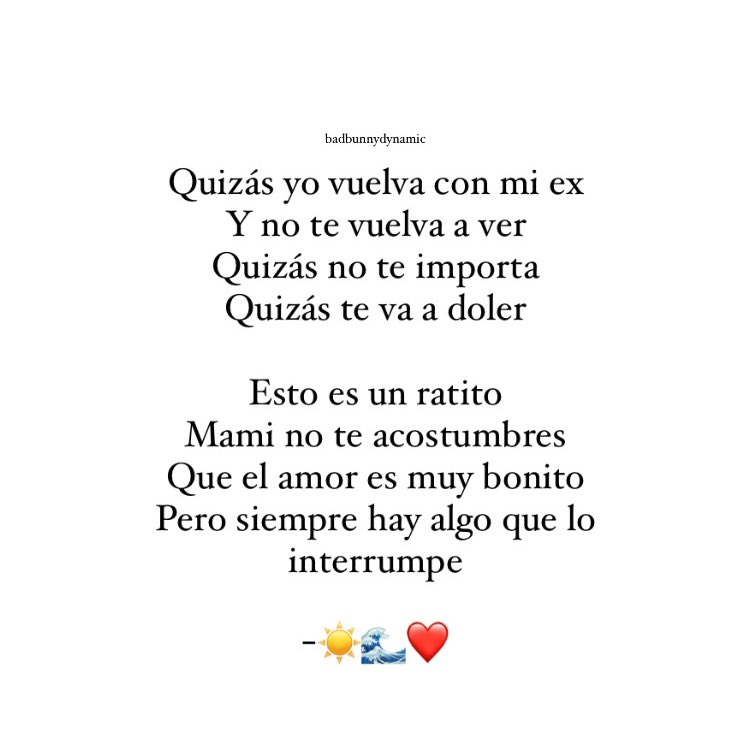 BadBunnyDynamic's tweet photo. 📢| adelantó del próximo single de Bad Bunny. https://t.co/FMHfaV8uUk