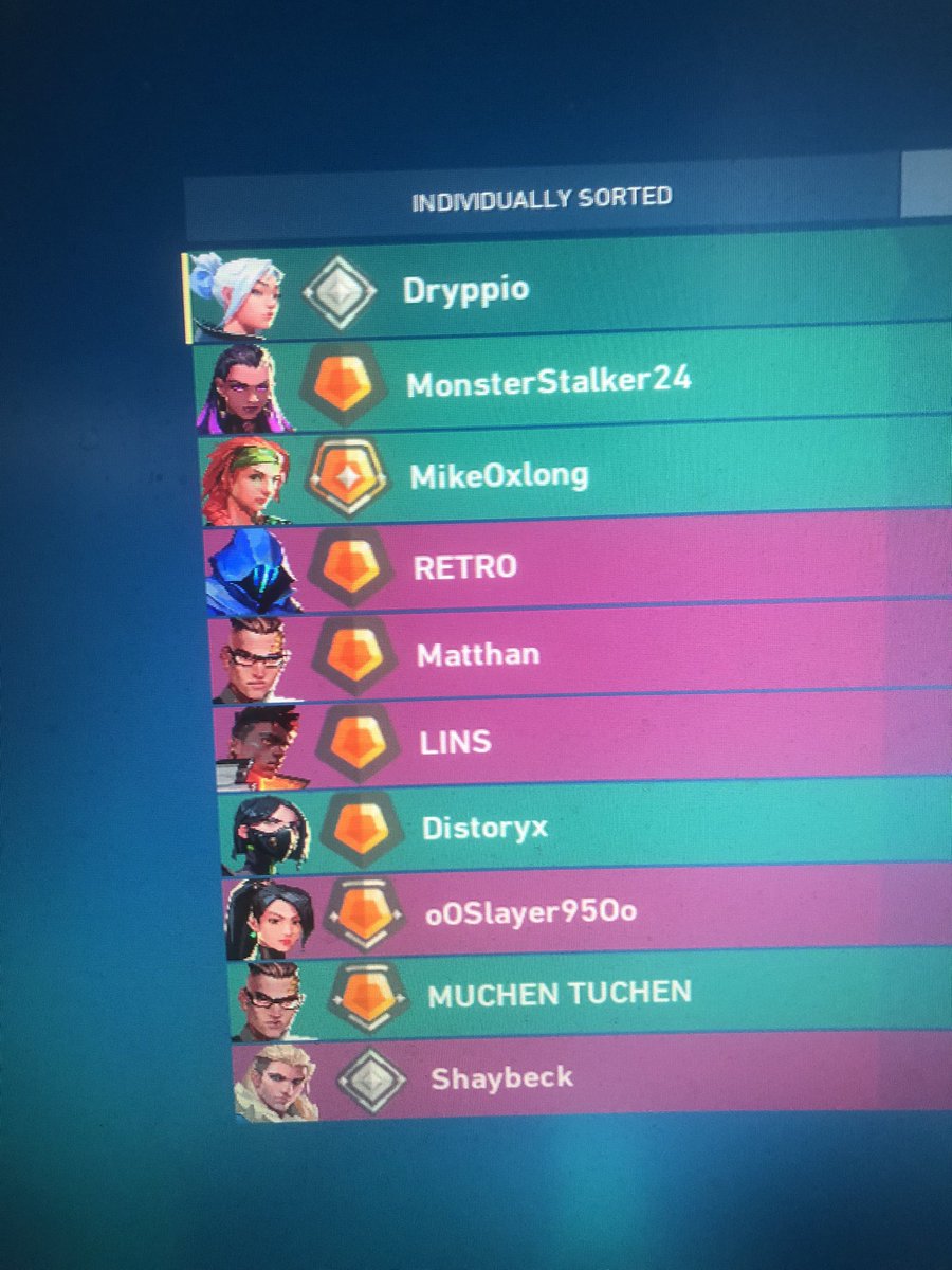 MrSkyeMain's tweet photo. Yo why do I get queued like this @PlayVALORANT?? Im jett btw https://t.co/RJbdmJsSyi